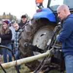 Implementing safety practices are simple to do, it can only take a few minutes in the morning to ensure workers know how to use machinery. These high school students in Alberta were taking part in a farm safety course that covered the dangers of power take-offs. | File photo