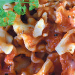 Warm cheesy lasagna with a side of greens is sure to please. | Jodie Mirosovsky photo