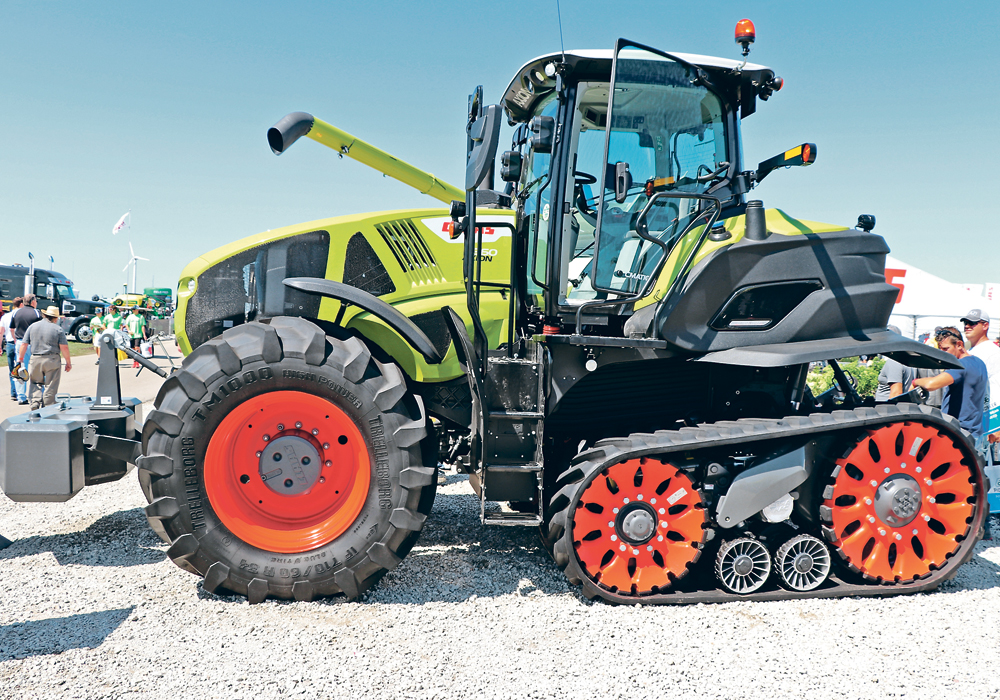 The AXION 900 TT can travel up to 25 miles per hour, and has an adjustable brake assist turn to help it through tight turns. | Robin Booker photo