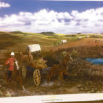 Twenty “artist’s proof” editions were made of The Last Great Buffalo Wagon Trek as well as 200 limited edition prints, but Bison Producers of Alberta has lost track of the original. | Linda Sautner photo