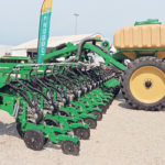 Changing metering plates from 2,000-5,000 seeds up to 45,000 takes a quarter turn of the fastener. | Robin Booker photo