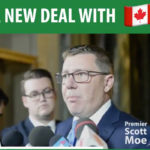In a letter issued the day following the election, Saskatchewan premier Scott Moe called on Prime Minister Justin Trudeau to cancel the federal carbon tax, re-work the equalization formula, and build pipelines to export Canada's oil. | Screencap via Twitter/@PremiereScottMoe