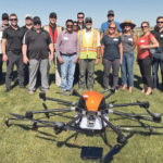 Strongfield Environmental Solutions held a field day in Alberta at the beginning of September to showcase drone technology and to lay the groundwork for a working group. The group will focus on fulfilling Pest Management Regulatory Agency research requirements needed to allow drones to apply crop protection products. | Wade McLean photo