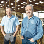 Brothers Jean-Charles and Didier Blanckaert operate their dairy farm at Saint Hilaire au Temple. | Chris McCullough photo