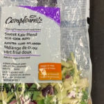 The Canadian Food Inspection Agency said yesterday that the Compliments brand of sweet kale blend in 255 gram packages with best before dates from Oct. 28 to Nov. 3 are being voluntarily recalled by the company. | CFIA photo