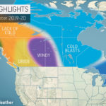 AccuWeather is forecasting a relatively mild winter on the western Prairies but more storms and cold temperatures in the East.