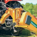 The new Vermeer Quick Hitch turns three-point mower hookup into a one-person job that eliminates many of the steps getting in and out of the tractor. | Ron Lyseng photo