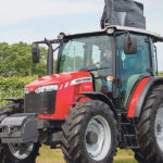 The latest additions to Massey’s 5700 Global line have Dyna-4 transmissions and Auto-Drive, making them easier to operate in haying and corral cleanout operations. | Agco photo