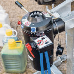 Developed by Pentair Hypo in conjunction with BASF, the Easyconnect Closed Transfer System totally seals the jug to the hopper so not so much as a single drop can escape. | BASF photo