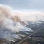 The Chuckegg Creek wildfire next to highway 58 west of High Level, Alberta May 25, 2019. | File photo by Chris Schwarz/Government of Alberta