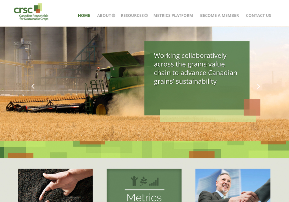The Canadian Roundtable for Sustainable Crops plans to consult with producers, farm organizations and scientists to develop a code of practice for crops over the next 30 months. | Screencap via sustainablecrops.ca