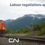 About 3,000 unionized workers at Canadian National Railway including train conductors and yard workers served notice Nov. 16 of their intent to strike beginning Nov. 19. | Twitter/ @CNRailway photo