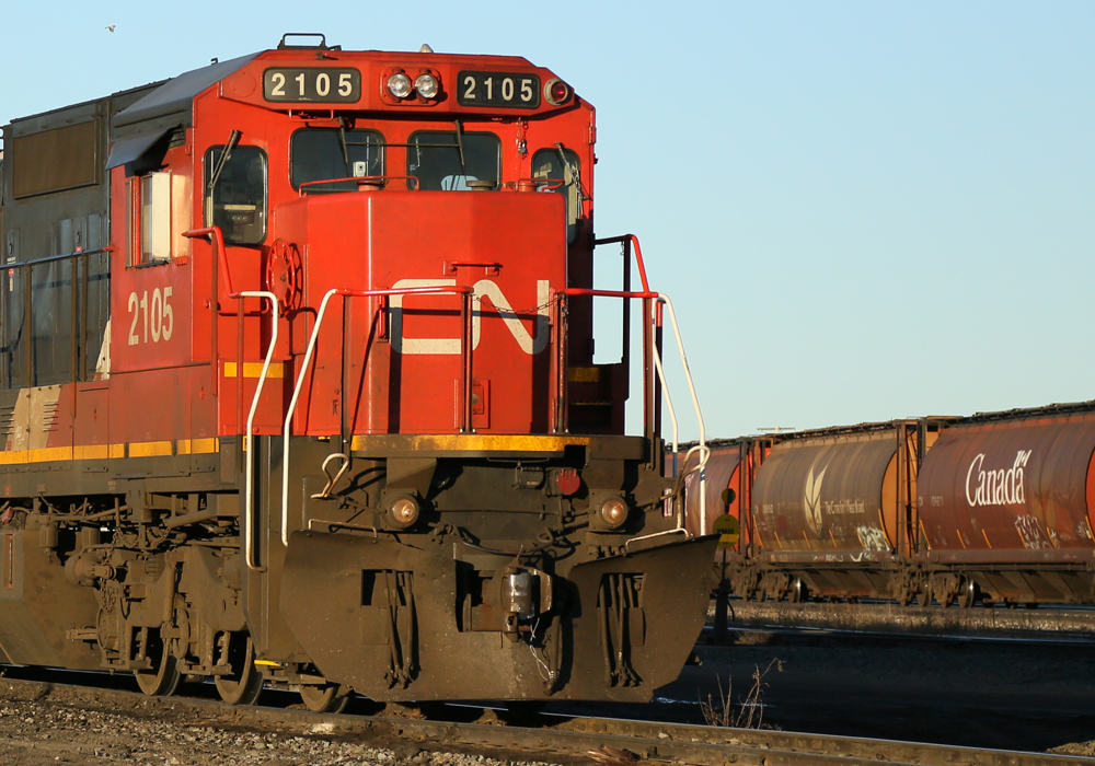 The strike is expected to affect all Canadian bulk freight traffic at CN, including movements of western Canadian grain. | File photo