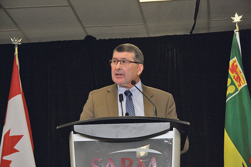 Ray Orb, president of the Saskatchewan Association of Rural Municipalities, says the federal government can’t overlook rural Canada.  |  Karen Briere photo