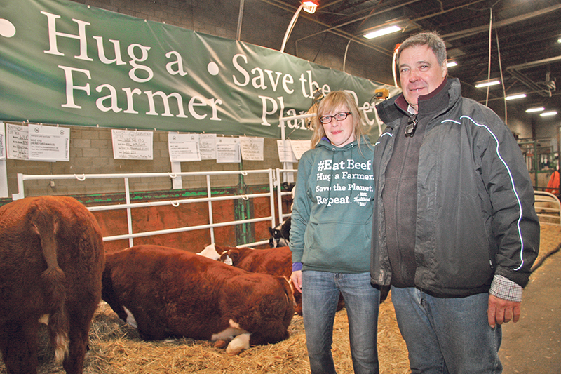 Tom and Danika Warnyca of Montmartre, Sask., are passionate supporters of the Canadian cattle industry.  |  Barbara Duckworth photo
