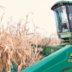 Ty Unrau combines silage corn Dec. 7 on his family’s farm near Boissevain, Man. The family had 400 acres of grain corn yet to harvest last weekend. | Glen Dickson photo