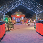 Gary Folster, wife Heather and son Quenton have brought Christmas merriment to hundreds of people visiting their Christmas light display on their farm near Elfros, Sask., for the last 26 years. | Duane McCartney photo
