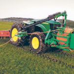 At up to 400 horsepower, the GridCON from John Deere is a few cable lengths closer to reality in the field. Deere’s autonomous platform relies on plenty of extension cord, not unlike some mining equipment, to get it back and forth in the field. | John Deere photo