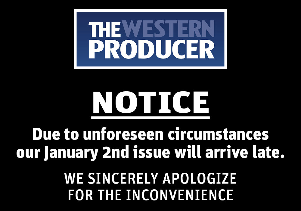 WP January 2nd edition will arrive late