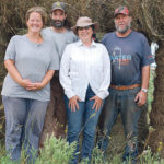 Stacey Wiebe, left, and Dale Maier are taking over the farm from Hélène Tremblay-Boyko and Al Boyko. | Supplied photo