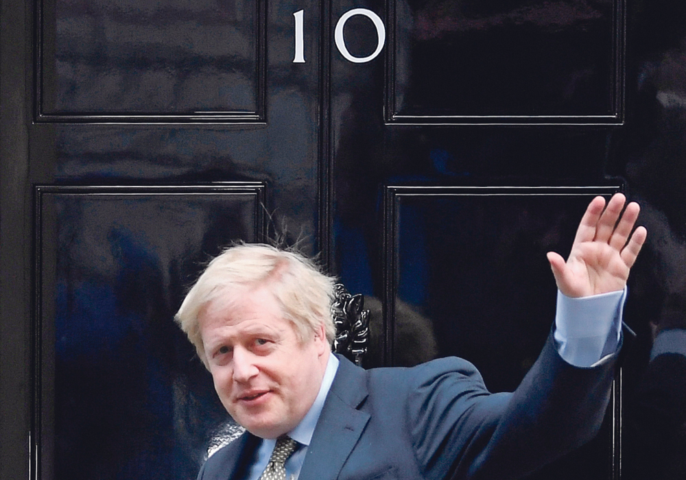 Economists say uncertainty over the United Kingdom’s exit from the European Union played a major role last year in dampening growth. Prime Minister Boris Johnson’s resounding election victory last month is seen as a signal that a resolution is on the horizon and that the economy could soon accelerate.  | REUTERS/Toby Melville photo