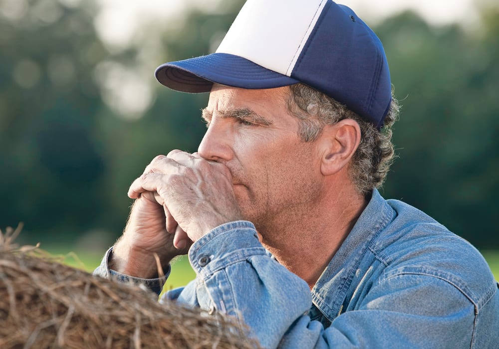 Michele Payn says mental health challenges among farmers and people who work in the industry are a problem, citing research that shows suicide rates are 50 percent higher in agriculture than in the general population. | Getty Images