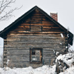 The brick chimney is a tell-tale sign that this building on Gary and Susana Porttin’s farm is more than just an old shed. | Maria Johnson photo