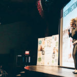Jody Carrington, a child psychologist and author, speaks at an event in May 2019 about the importance of connection. | Leigha Graf Photo