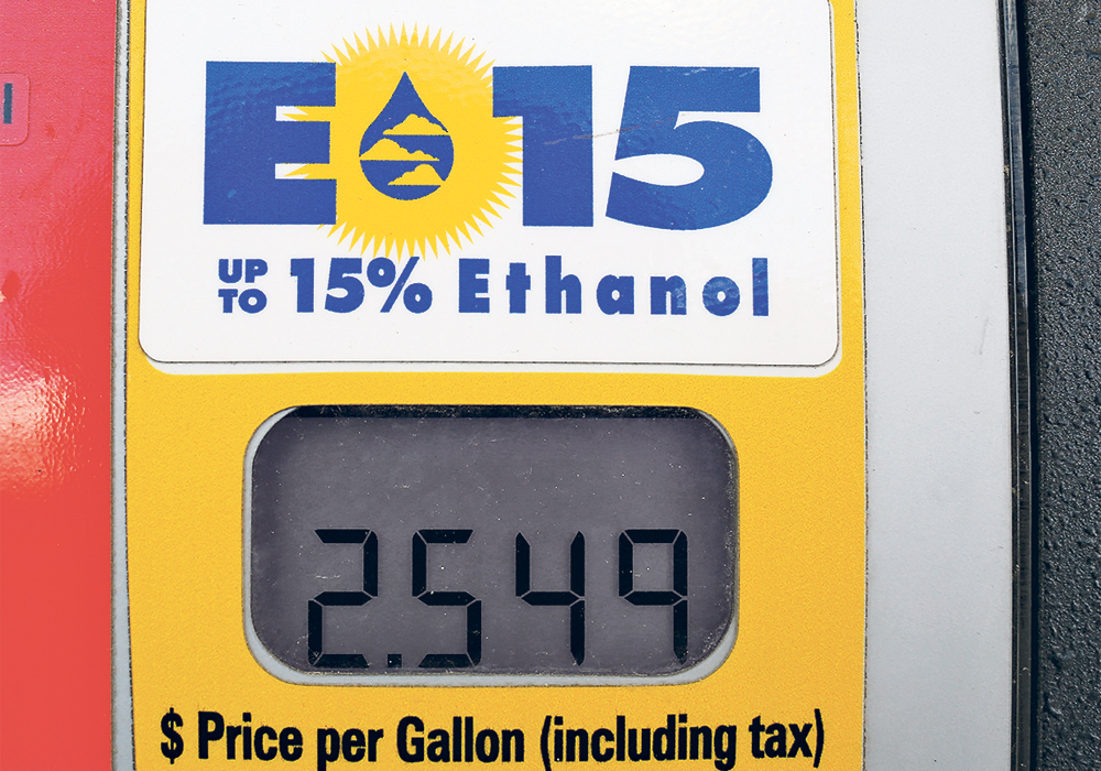 Refineries are required to blend 15 billion gallons of ethanol annually under the U.S. Renewable Fuel Standard, but the government can exempt small facilities that demonstrate compliance would hurt them financially.  |  REUTERS/Jim Young photo