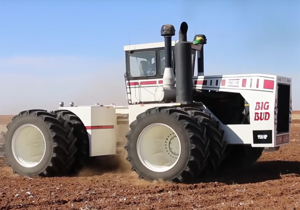 It was a Big Bud. A thing of farmboy lore and it was made next door in Montana. On the Prairies, next door is anywhere within 350 miles and Havre, Mont., is 347 miles away from our farm.  | Screencap via YouTube/Titan Tire & Goodyear Farm Tires