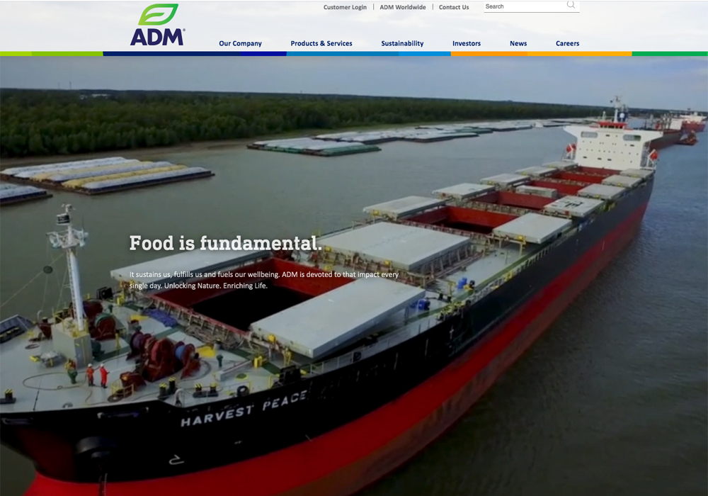 ADM, which operates in China, could be impacted if the coronavirus outbreak impacts the global gross domestic product, Chief Executive Officer Juan Luciano said during a post-earnings conference call with analysts. | Screencap via adm.com