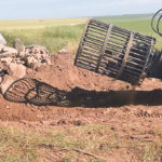 The model 800 Quicker Picker handles rocks up to 34 inches in size, carries 2,000 pounds of material, and lists for $9,995. | Flexxifinger photo