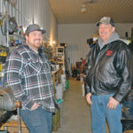 Brett Halstead, right, and his son, Shane, run a 4,100 acre grain farm near Nokomis, Sask. Brett’s name is well known among prairie farmers, having served eight years on the Saskatchewan Canola Development Commission and recently named chair of the Saskatchewan Wheat Development Commission. | Brian Cross photo
