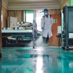 A doctor disinfects a room for medical staff with sanitizing equipment at a community health service centre in the Wuhan district of China, which has been at the centre of the COVID-19 virus outbreak that has disrupted China’s economy. It has been difficult making predictions about global agricultural markets when these kinds of unforeseen events make a habit of occurring. | Reuters photo