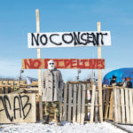 Rail blockades, such as this one erected near Edmonton last week, are affecting farmers’ ability to move their grain to market. The Edmonton blockade was later removed by counter-protesters. | REUTERS/Codie McLachlan photo