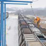 Canadian National Railway Co lost capacity equivalent to 10,000 carloads or 1 million tonnes of grain exports in February due to rail blockades by protesters opposed to a pipeline project, Chief Executive Jean-Jacques Ruest said on Tuesday. | File photo