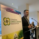 Bernie McClean opens the Canadian Crops Convention