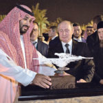 Saudi Arabian crown prince Mohammed bin Salman, left, and Russian president Vladimir Putin have engaged in an oil price war that is having global effects. | REUTERS photo