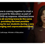 Schools plan to offer at-home learning through on-line methods or by providing course packages and telephone check-ins by teachers. | Twitter/@AdrianaLaGrange image