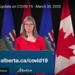 Dr. Deena Hinshaw, Alberta's Chief Medical Officer of Health, provides an update March 30.
Source: Alberta.ca