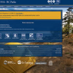"This applies to British Columbians and out-of-province visitors who were planning to visit or stay at our provincial parks. The message is clear: stay home, avoid travel, do not put yourself or others at risk," said George Heyman, B.C. Minister of Environment and Climate Change Strategy. | Screencap via bcparks.ca