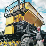 Norbert Beaujot of SeedMaster designed and built DOT, the autonymous farming platform. Last week he sold his remaining interest in the system to Raven Industries. | Michael Raine photo