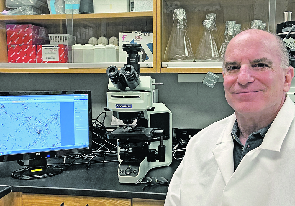 Scott Baerson, a molecular biologist with the U.S. Department of Agriculture, has identified the genes that allow sorghum to produce a natural herbicide called sorgoleone. Baerson, who works for the USDA in Oxford, Mississippi, has been studying the potential of “pesticide-producing” crops for more than 20 years.  |  USDA photo
