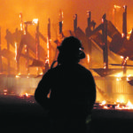 A barn fire in Agassiz, B.C. | Shane MacKichan photo