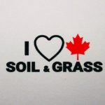 Dustin Bajer of Edmonton designed the sticker as a twist on the “I heart Canadian oil and gas” stickers. | Mary MacArthur photo