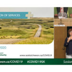 Scott Livingstone, CEO of the Saskatchewan Health Authority, said May 5 that a single employee at a Saskatoon dairy facility tested positive. | Screencap via YouTube/Government of Saskatchewan