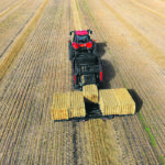 The new AC5150 large square baler accumulator from Case is designed to carry five uniformly packaged bales for improved field efficiency. | Case IH photo