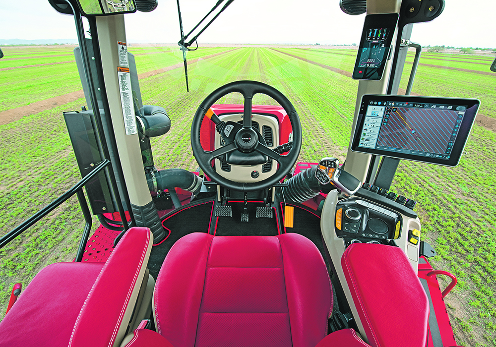 The new AFS Connect Steiger gets an systems upgrade along with some new transmission features. Greater ability for the operator to control more features with a single button, reduces stress and ensures all the work is getting done.  |  CaseIH photo