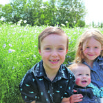 Landon Richardson, 6, along with brother, Nash, 1 and sister, Mackenzie, 9, live on a farm near Cormack on the west side of Newfoundland and Labrador. Their father, Ian, runs a dairy and beef operation on about 1,000 acres of farmland. | Submitted photo