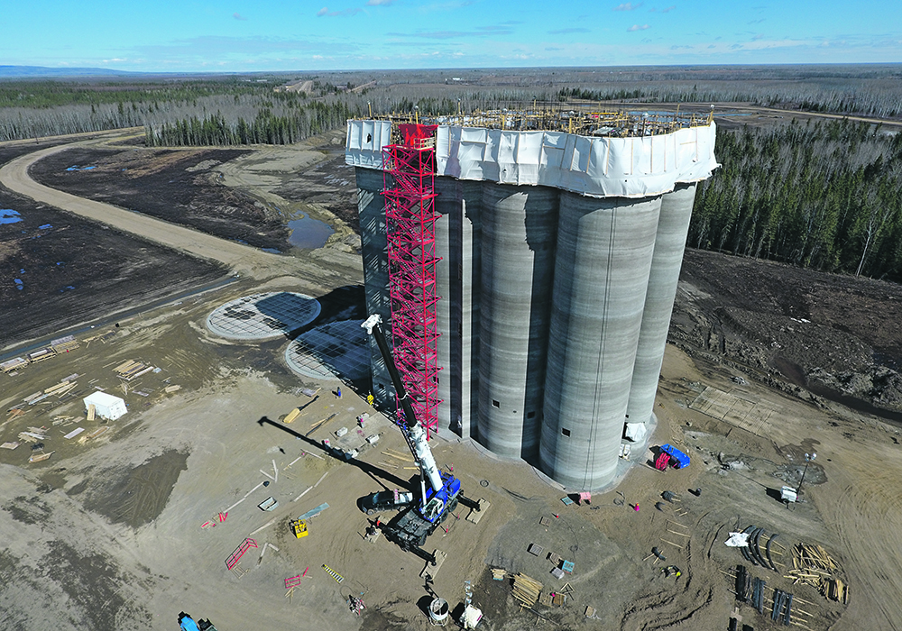 Richardson Pioneer’s new elevator in High Level, Alta., will nearly quintuple storage space for farmers in the region.  | Richardson Pioneer photo